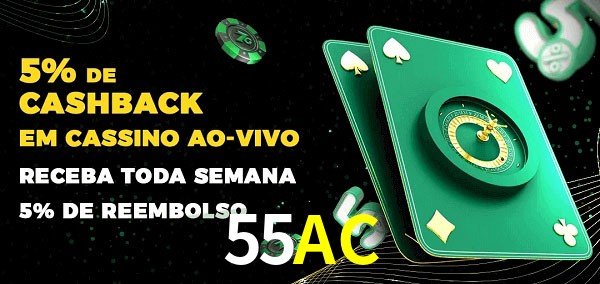 Promoções do cassino ao Vivo 55AC
